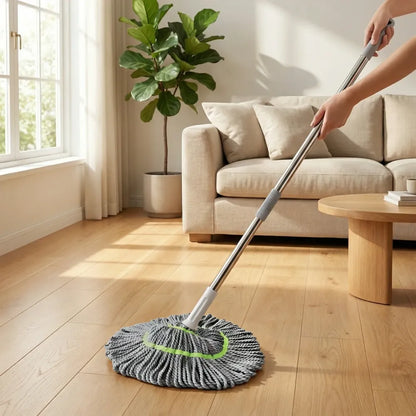 Twist mop for floor cleaning