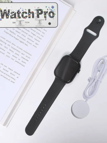 Tx10 Pro Max Large Display Wireless Charging Smartwatch (1 Pc)