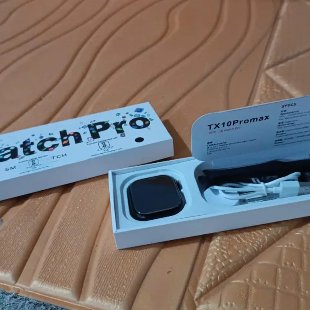Tx10 pro max large display wireless charging smartwatch (1 pc) - electronics