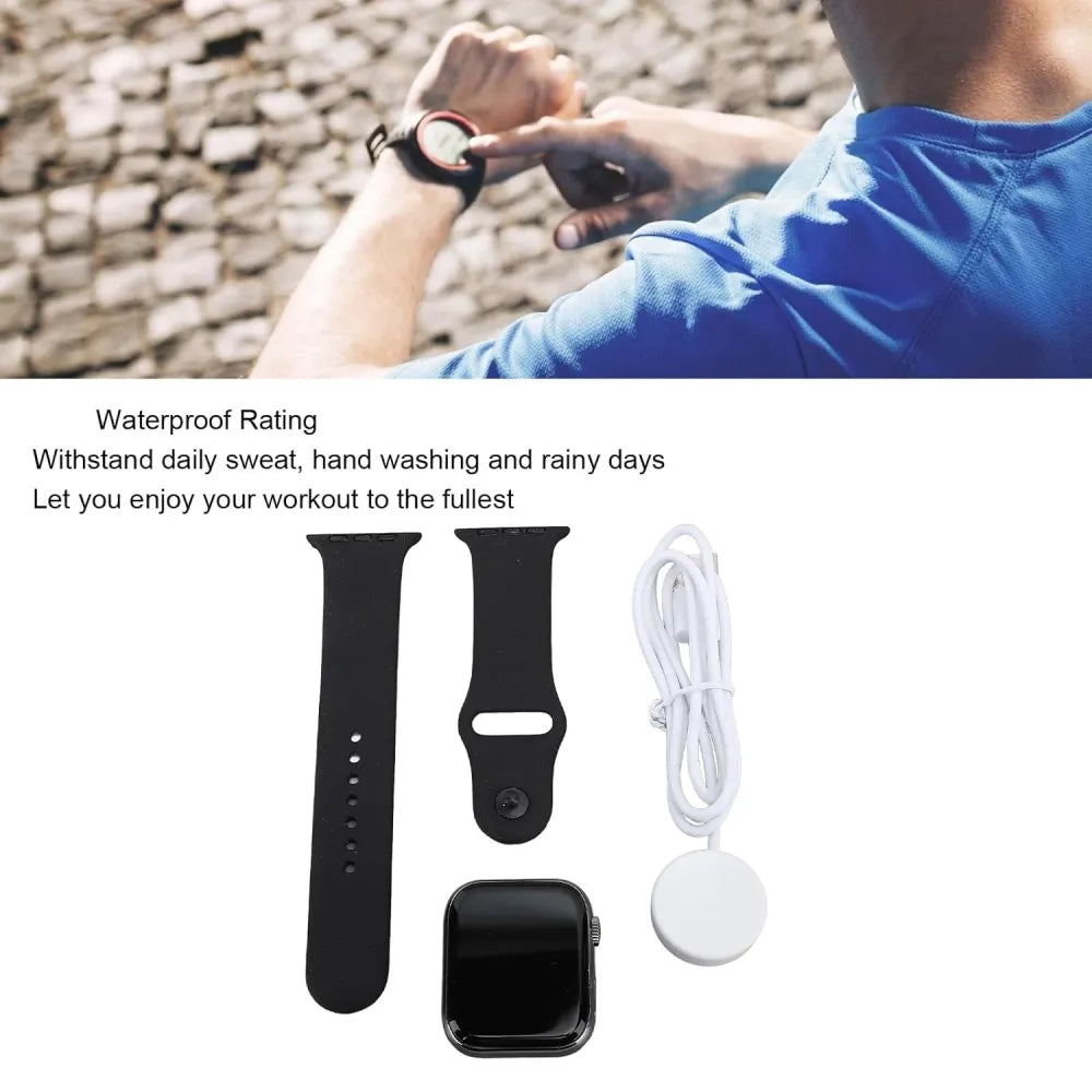 Tx10 pro max large display wireless charging smartwatch (1 pc) - electronics