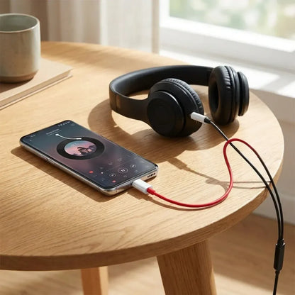 Type c to 3.5 mm jack audio connector