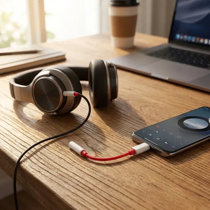 Type c to 3.5 mm jack audio connector