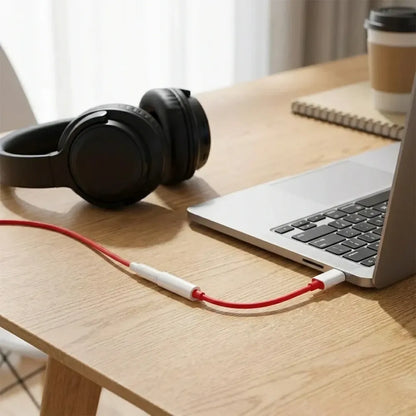Type c to 3.5 mm jack audio connector