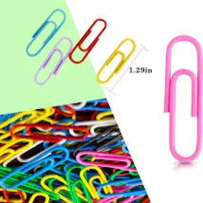 U-shape metal paper clips - office