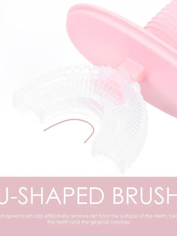 U-Shaped Silicone Kids Toothbrush