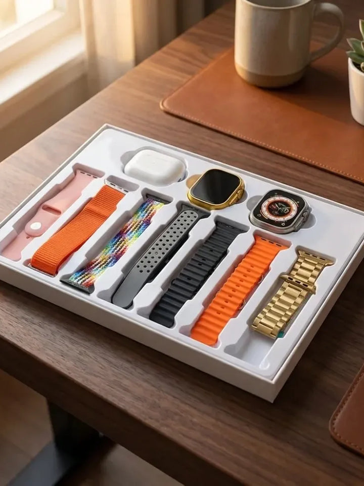 Ultimate Smartwatch Combo with Bluetooth Calling &amp; Earphones