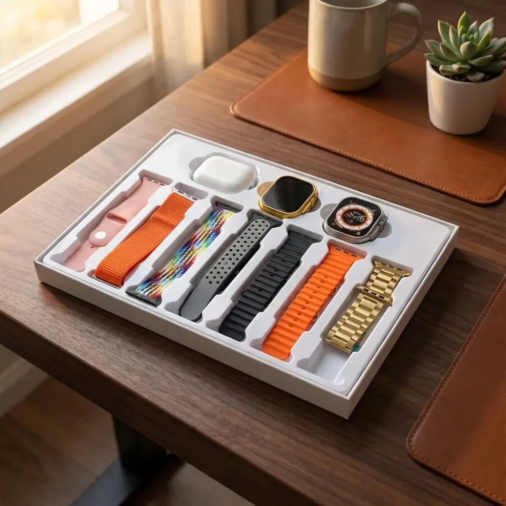 Ultimate smartwatch combo with bluetooth calling & earphones - watches