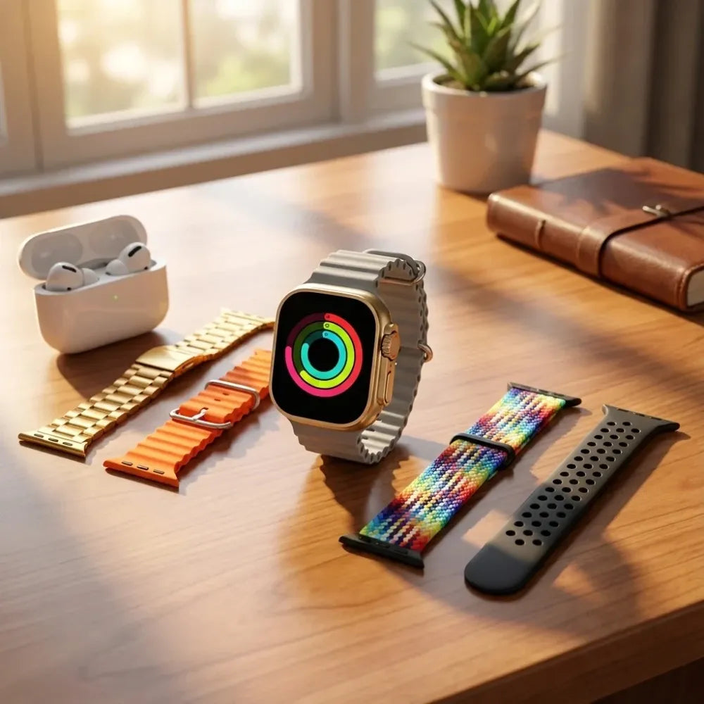Ultimate smartwatch combo with bluetooth calling & earphones - watches
