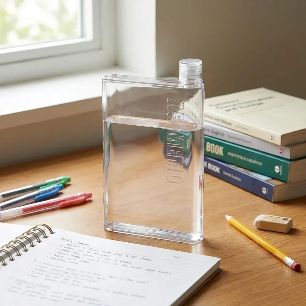 Ultra-slim notebook water bottle - home & kitchen