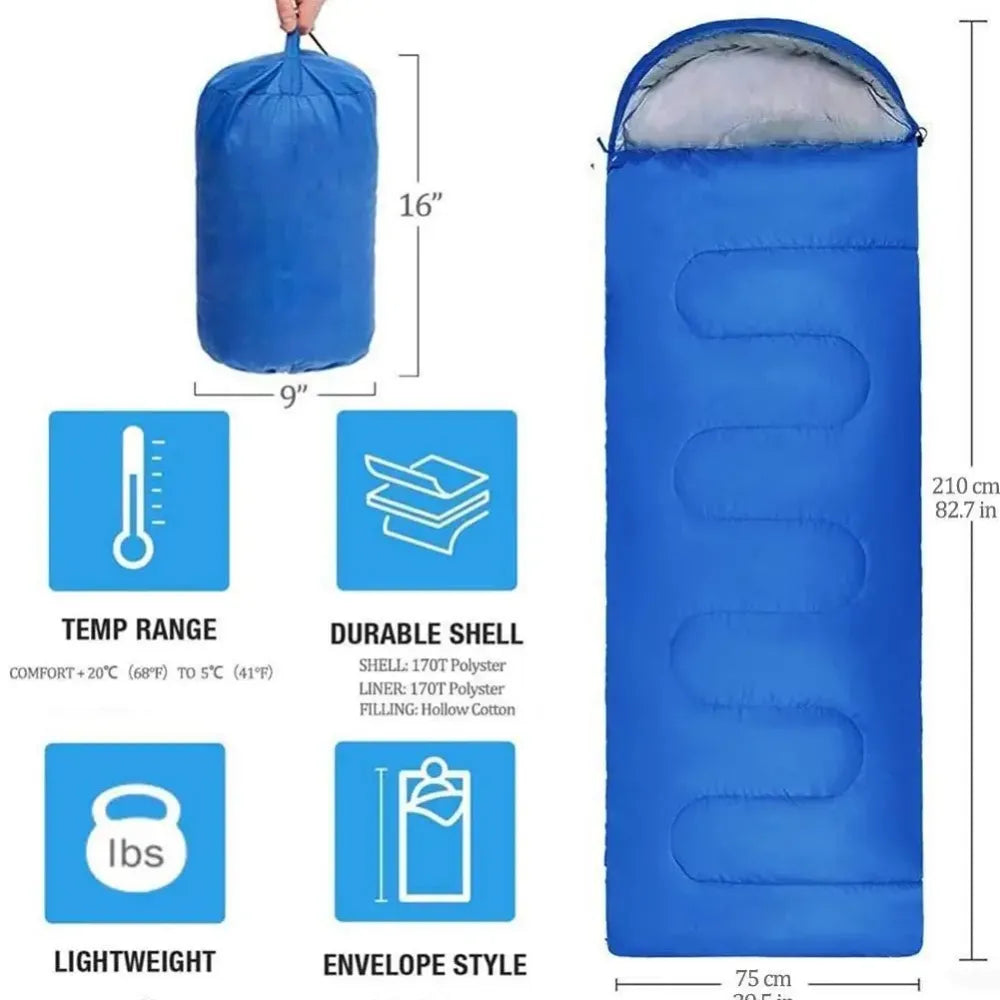 Ultralight 4-season camping sleeping bag