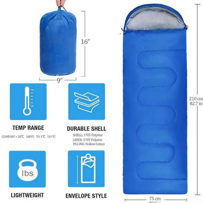Ultralight 4-season camping sleeping bag