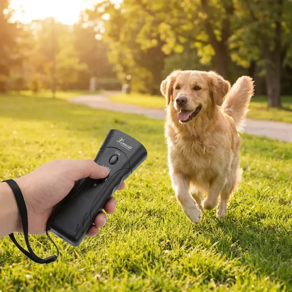 Ultrasonic dog deterrent