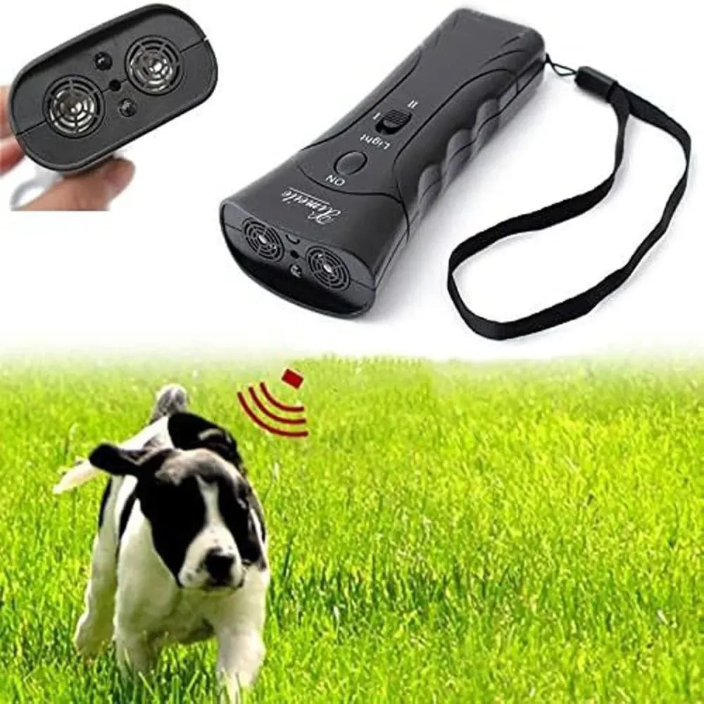 Ultrasonic dog deterrent