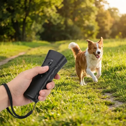 Ultrasonic dog deterrent