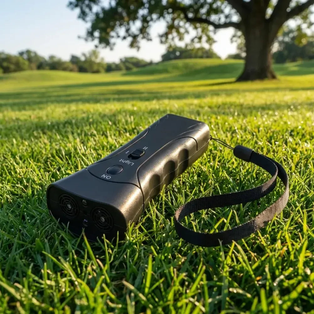 Ultrasonic dog deterrent