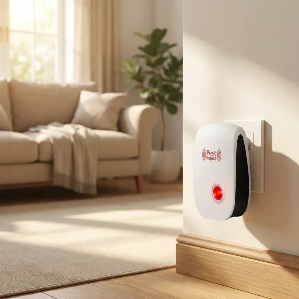Ultrasonic pest repeller – 1 pc