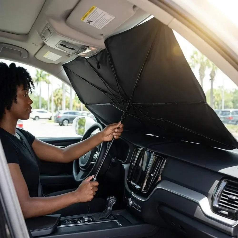 Umbrella car sunshade
