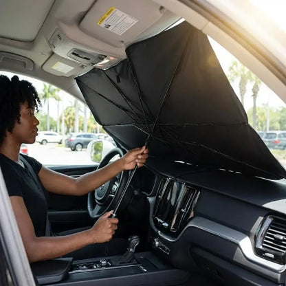 Umbrella car sunshade