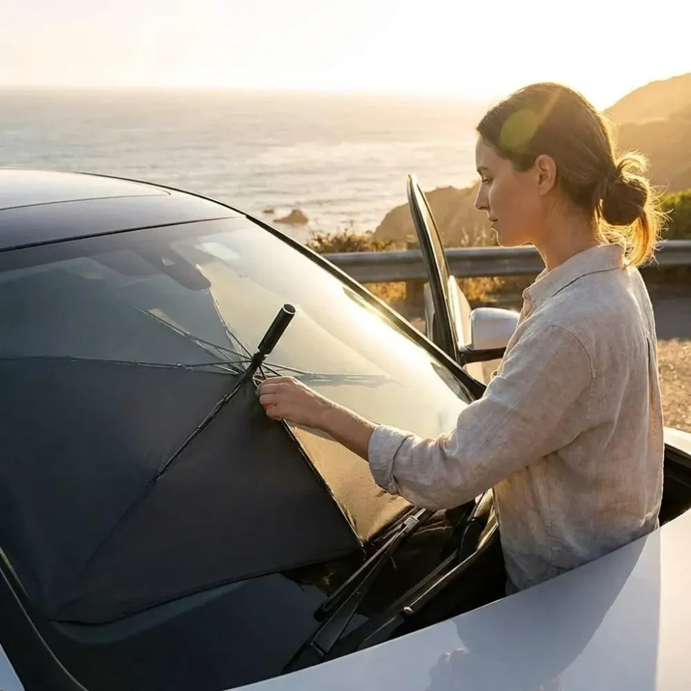 Umbrella car sunshade