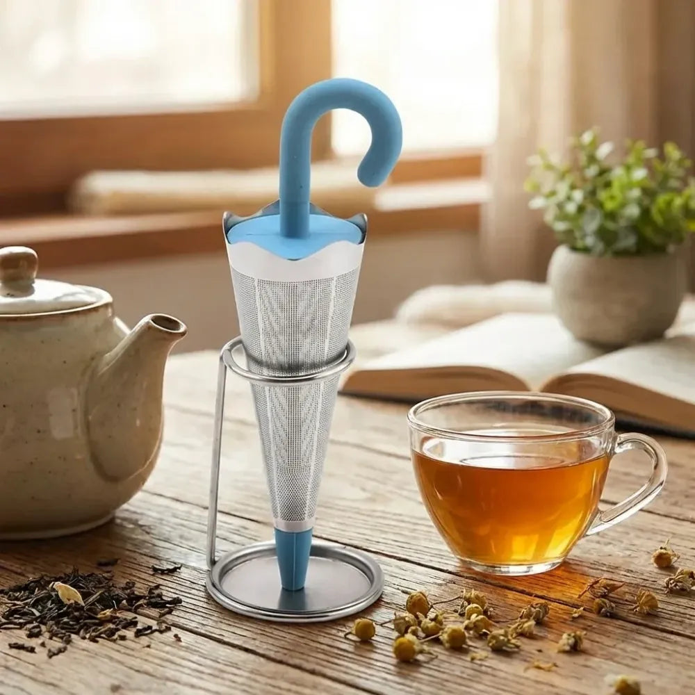 Umbrella silicone tea infuser - home & kitchen