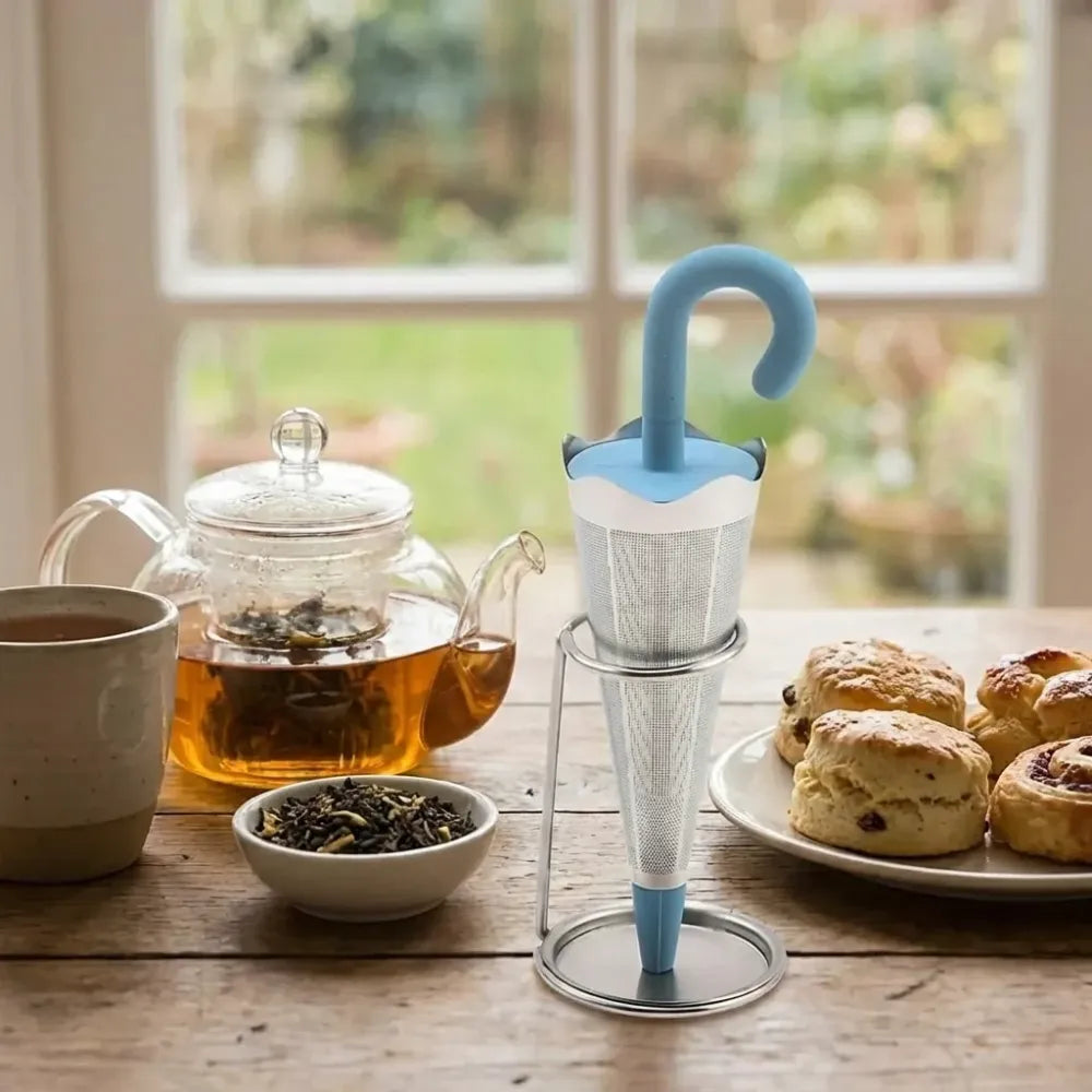 Umbrella silicone tea infuser - home & kitchen