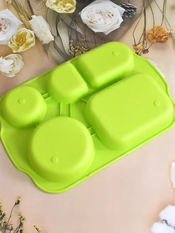 Unbreakable 5-Compartment Plates