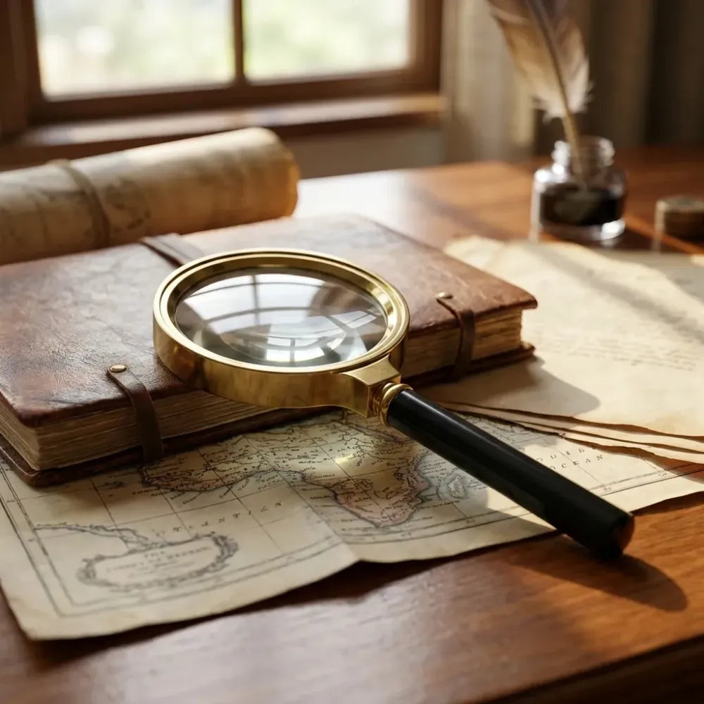 Unbreakable glass magnifying lens - office