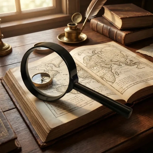 Unbreakable glass magnifying lens - office