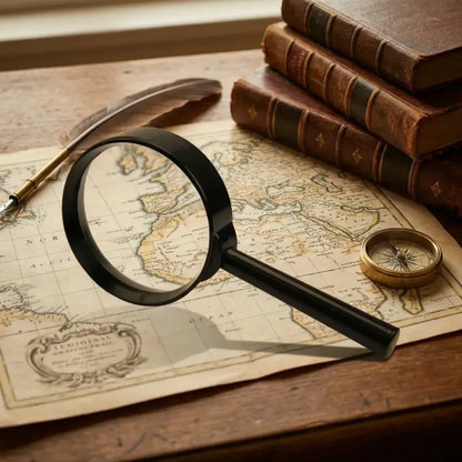 Unbreakable glass magnifying lens - office