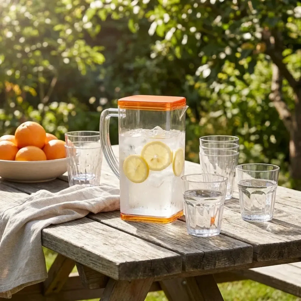Unbreakable square jug set - kitchen tool