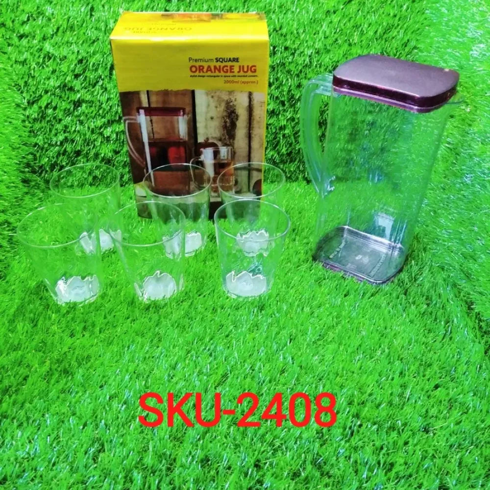 Unbreakable square jug set - kitchen tool