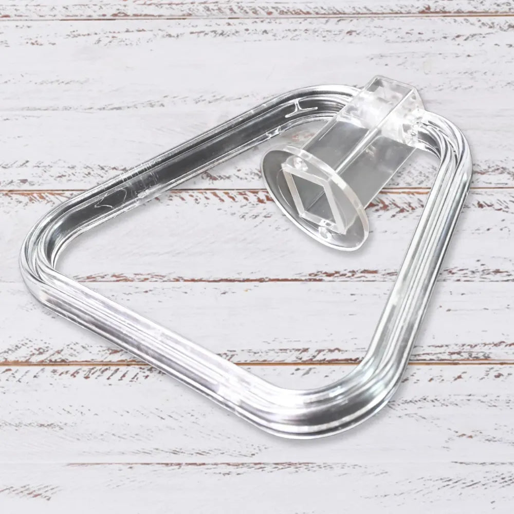 Unbreakable square towel ring - home improvement