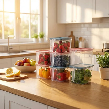 Unbreakable storage containers – pack of 6