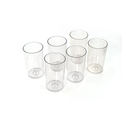 Unbreakable transparent plastic glasses - home & kitchen