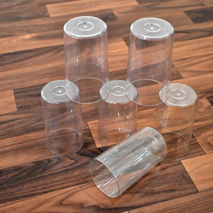 Unbreakable transparent plastic glasses - home & kitchen
