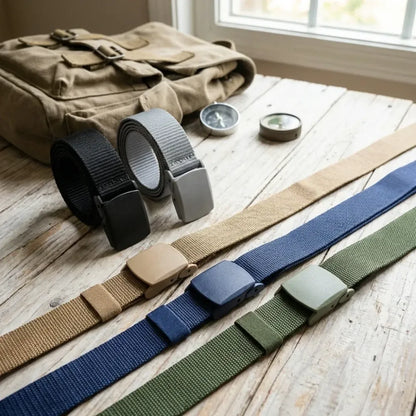 Unisex canvas belt pack of 2