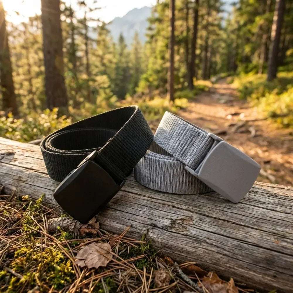 Unisex canvas belt pack of 2