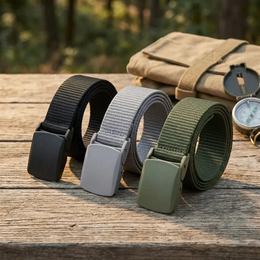 Unisex canvas belt pack of 2