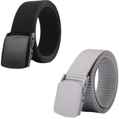 Unisex canvas belt pack of 2