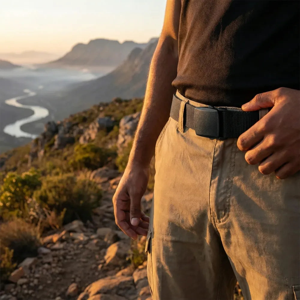 Unisex canvas belt pack of 2 fdcanvasbeltblkgrey