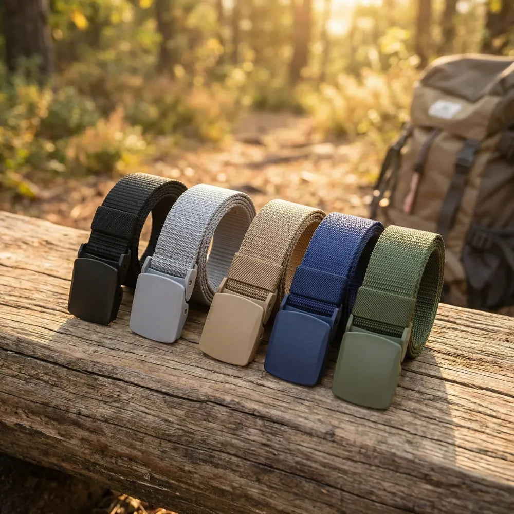 Unisex canvas belt pack of 2 fdcanvasbeltblkgrey