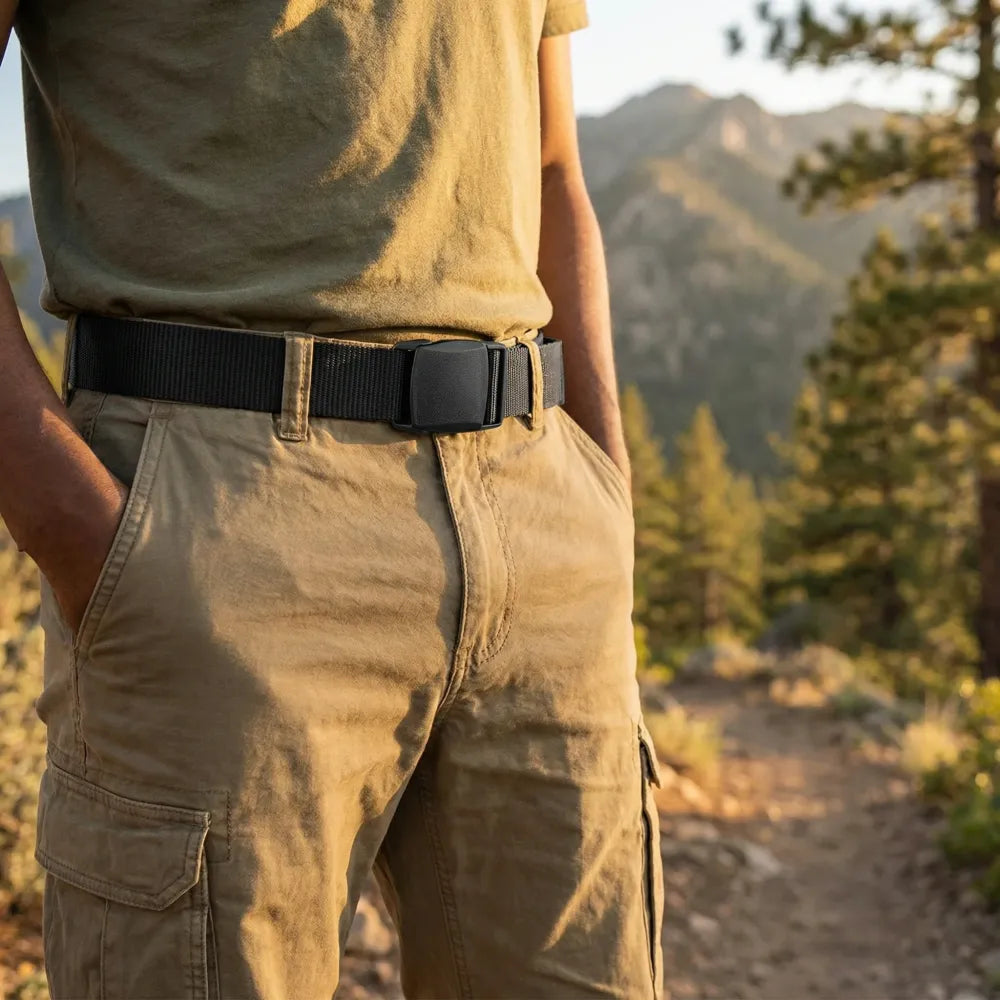 Unisex canvas belt pack of 2 fdcanvasbeltblkgrey