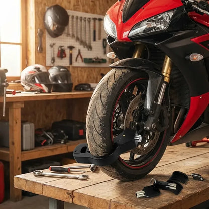 Universal motorcycle grip lock - home improvement