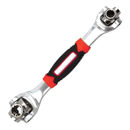 Universal multi-function 48-in-1 stainless steel spanner