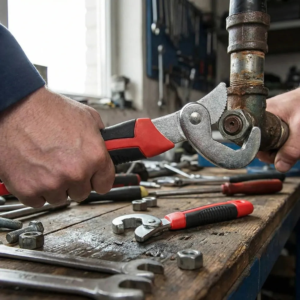 Universal quick snap wrench set - hardware