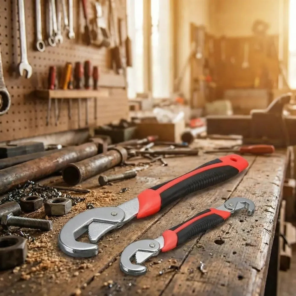 Universal quick snap wrench set - hardware