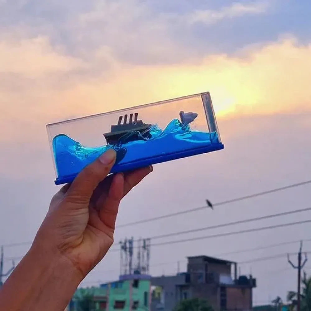 Car Dashboard Unsinkable Cruise Ship Decor