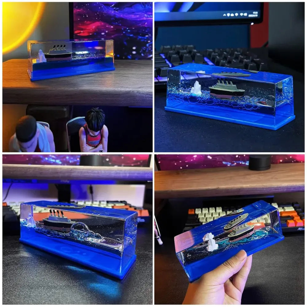 Car Dashboard Unsinkable Cruise Ship Decor