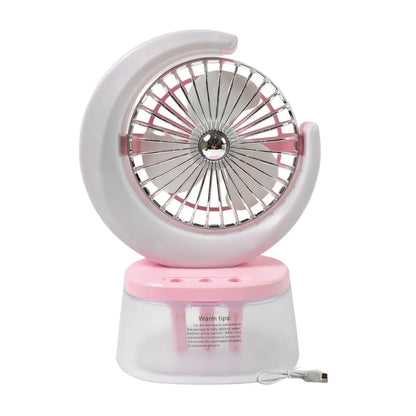 Usb camping fan light - office