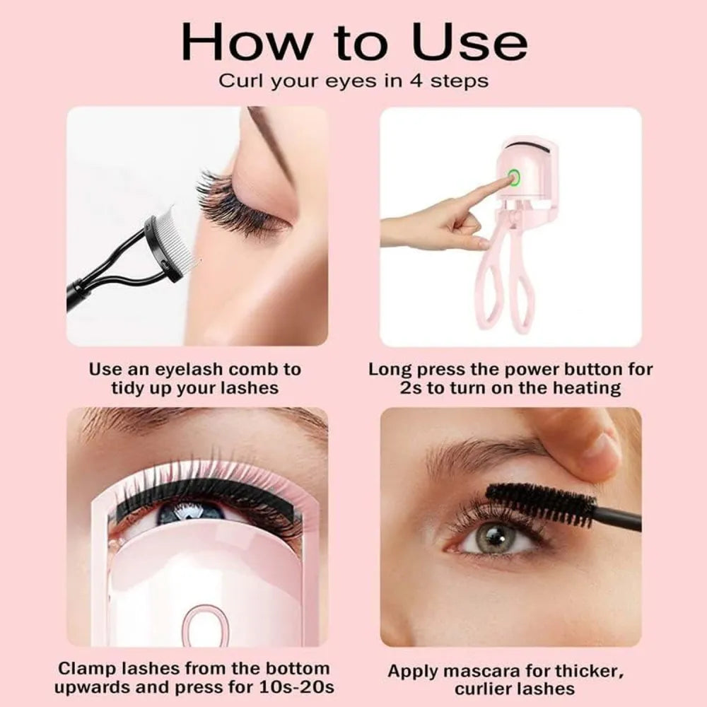 Usb heated eyelash curler - health care